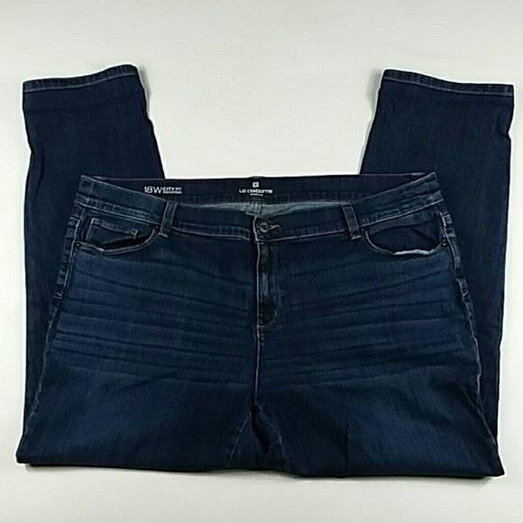 Liz Claiborne Denim - Liz Claiborne boyfriend skinny medium wash jeans
